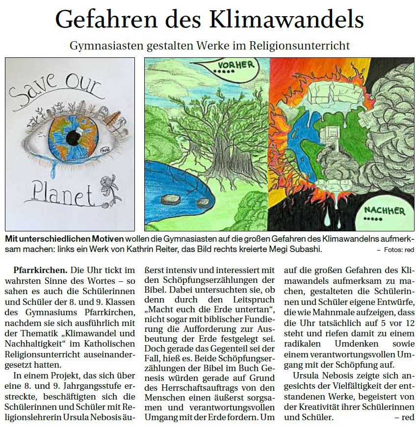 Gefahren des Klimawandels