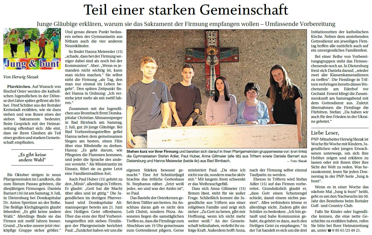 Teil einer starken Gemeinschaft