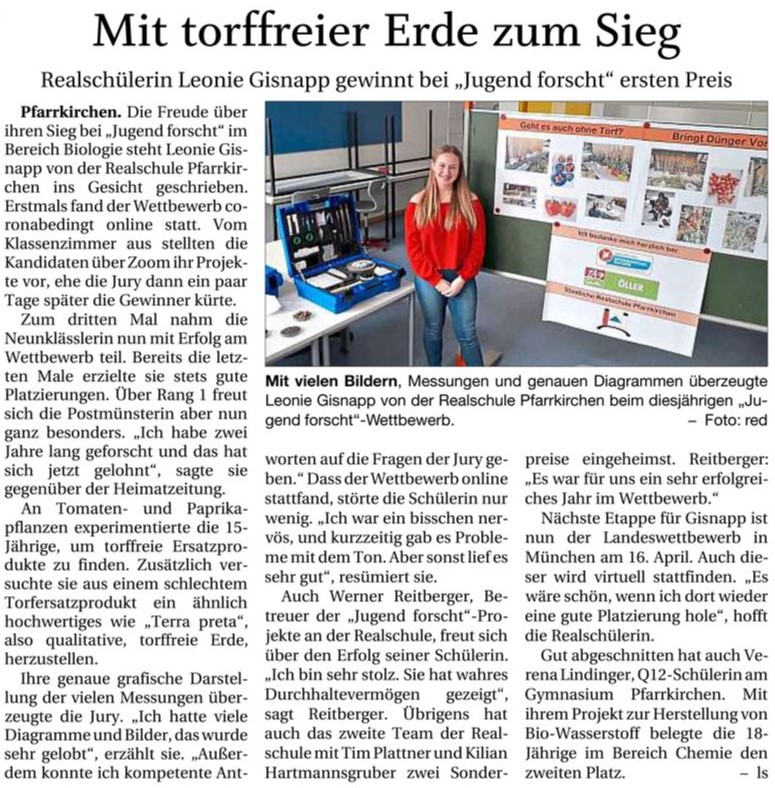 Mit torffreier Erde zum Sieg