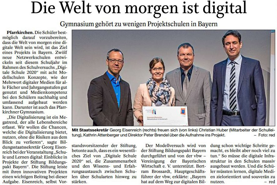 Die Welt von morgen ist dig