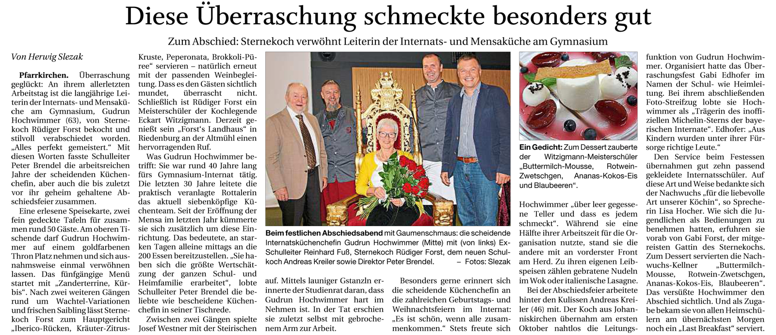 Diese Überraschung schmeckte besonders gut