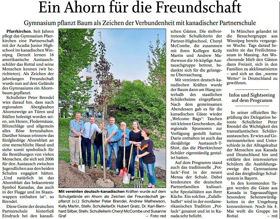 Ein Ahorn fuer die Freundsc