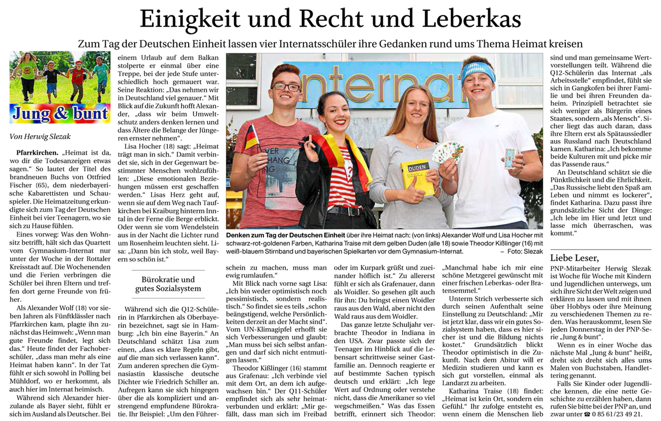 Einigkeit und Recht und Leberkas