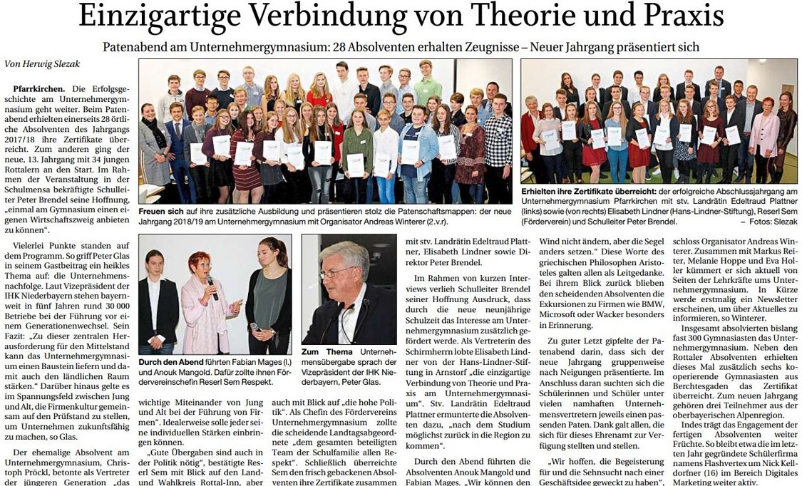 Einzigartige Verbindung von