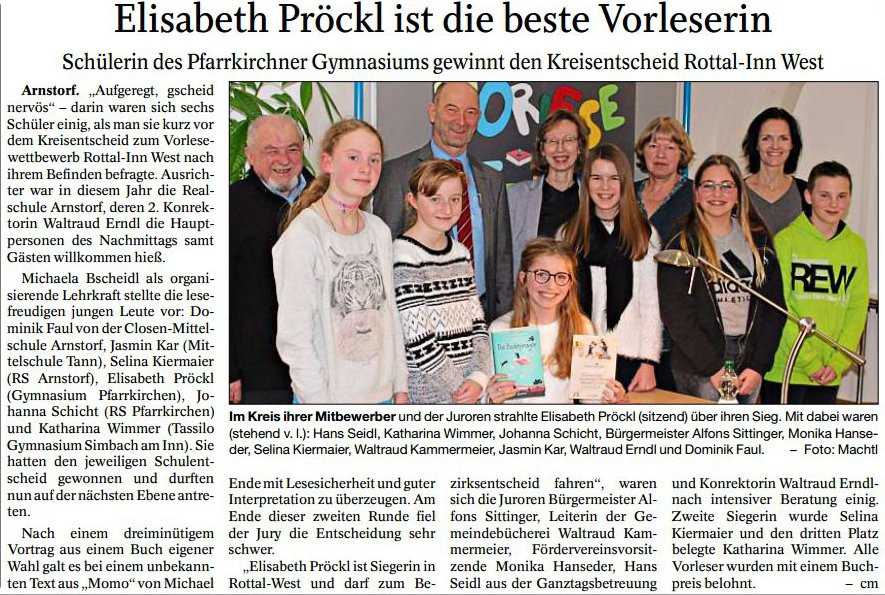 Elisabeth Proeckl ist beste