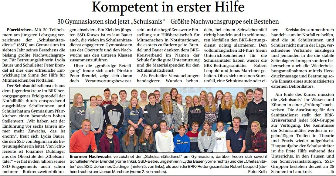 Kompetent in erster Hilfe