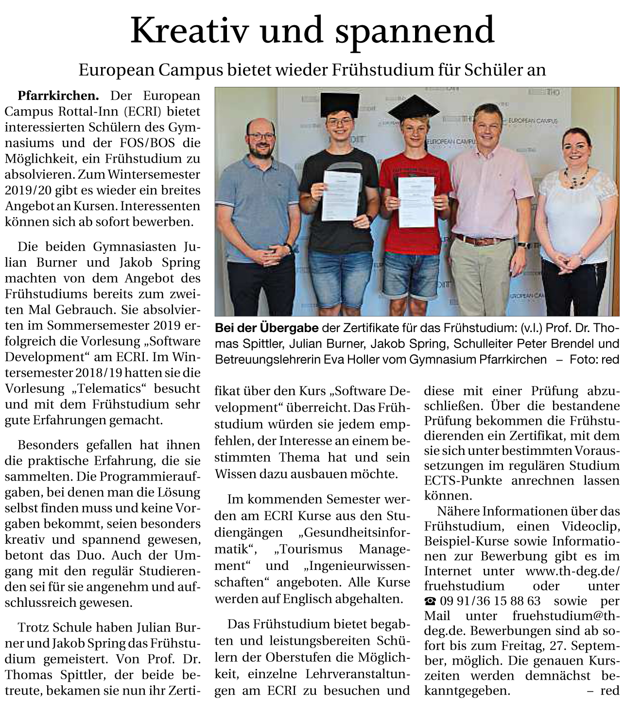 Viel neues zum Start ins Schuljahr