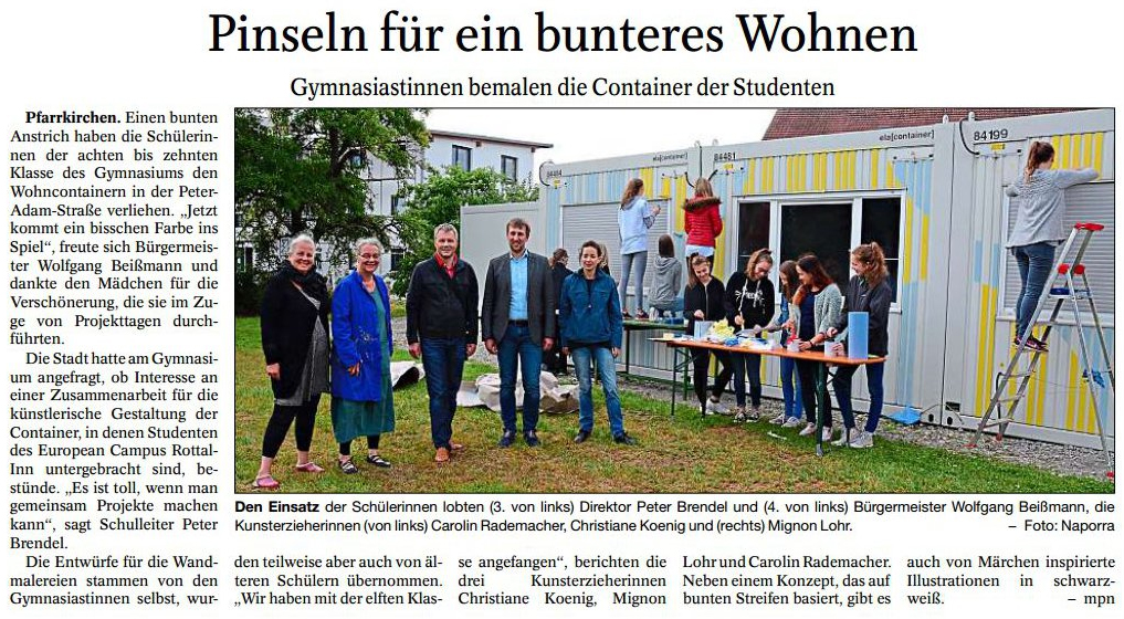 Pinseln für ein bunteres Wo