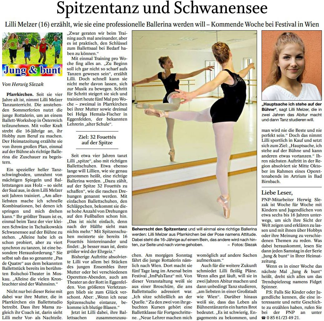 Spitzentanz und Schwanensee