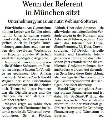 Wenn der Referent in Muench