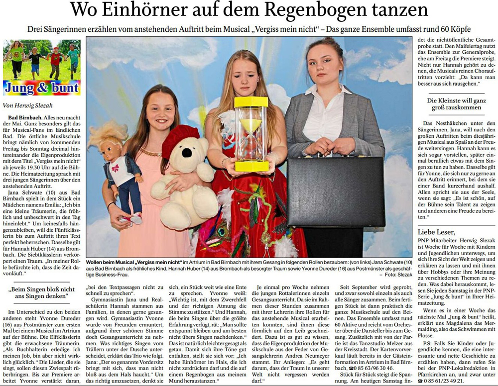 Wo Einhoerner auf dem Regen