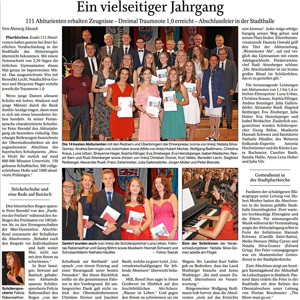 ein vielseitiger Jahrgang